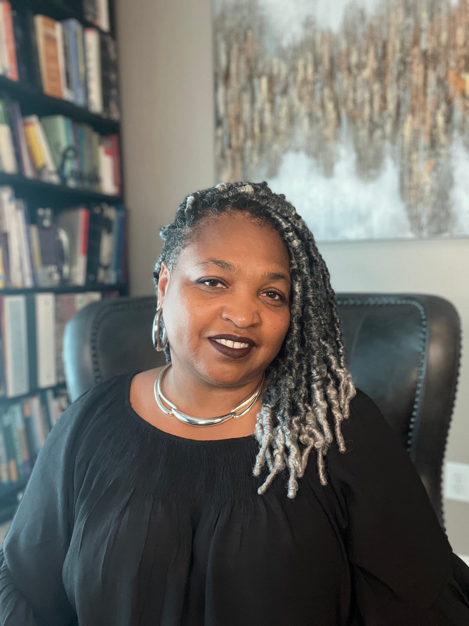 Stephanie Coleman, LPC, in her North Charleston office